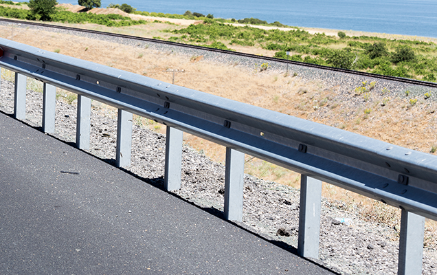 W Beam Crash Barrier